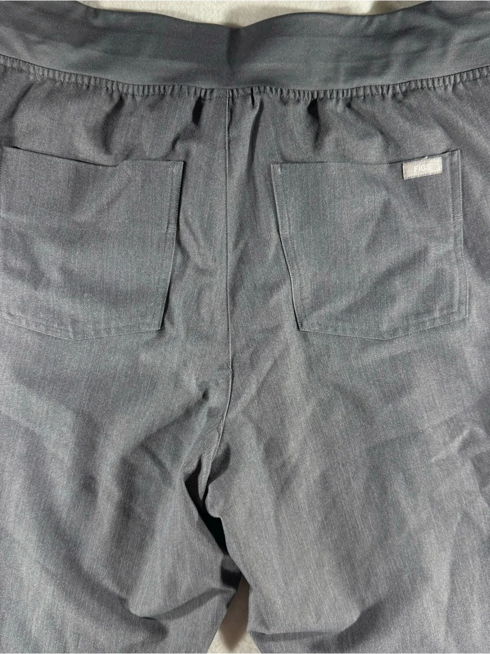 High Waisted Zamora scrub pants jogger medical nurse vet clinical stretch L